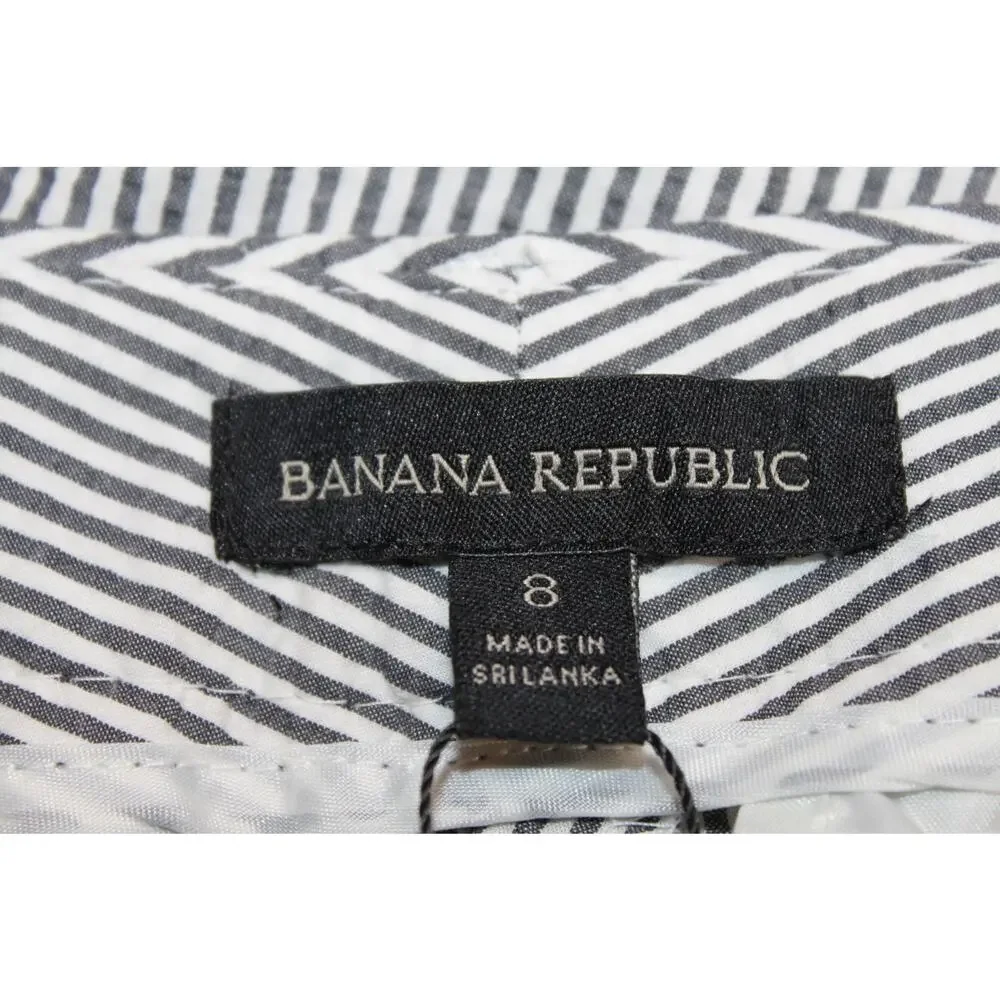 NWT Banana Republic Avery Gray Pinstripe Seersucker Texture Lightweight Suit